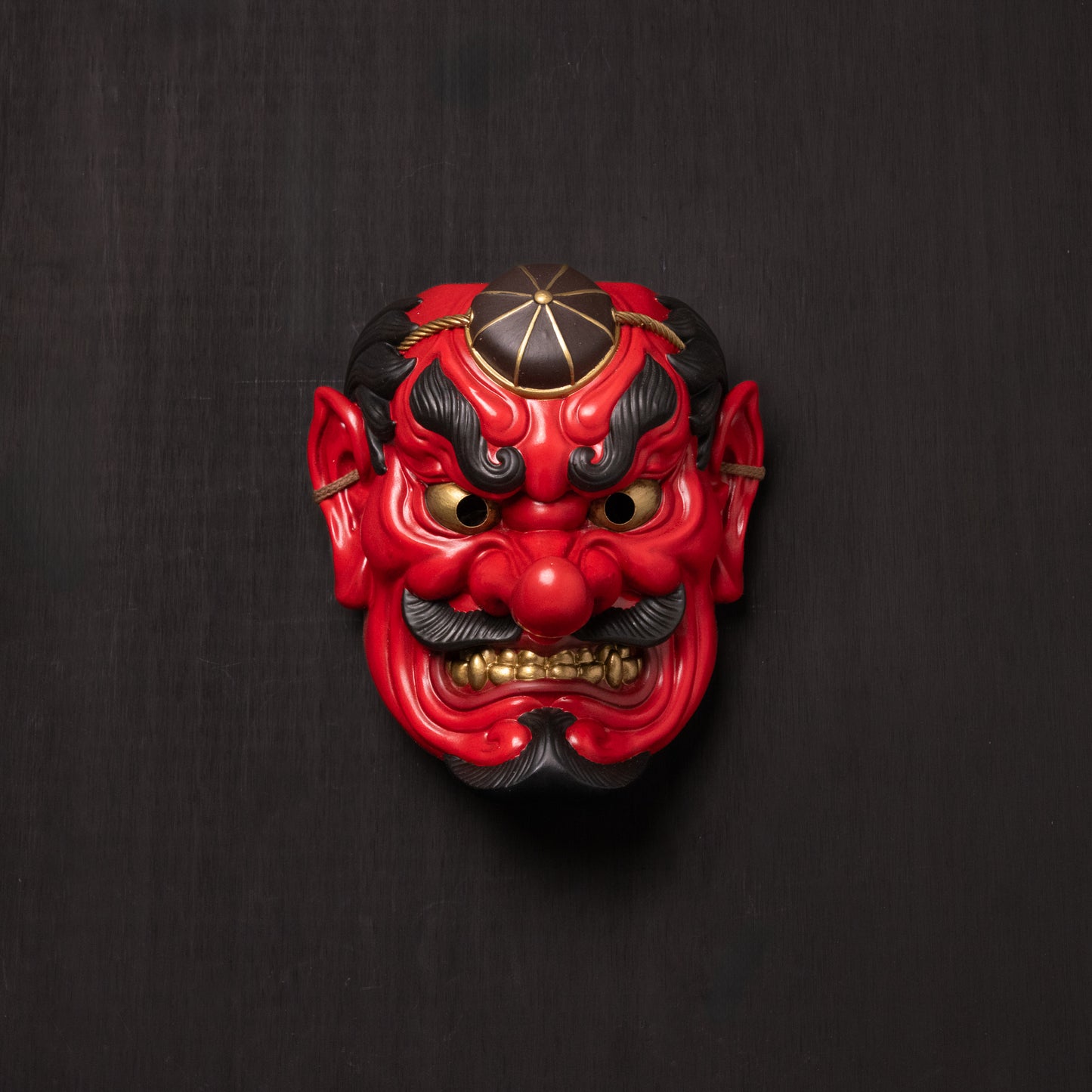 tengu wearing hat mask.