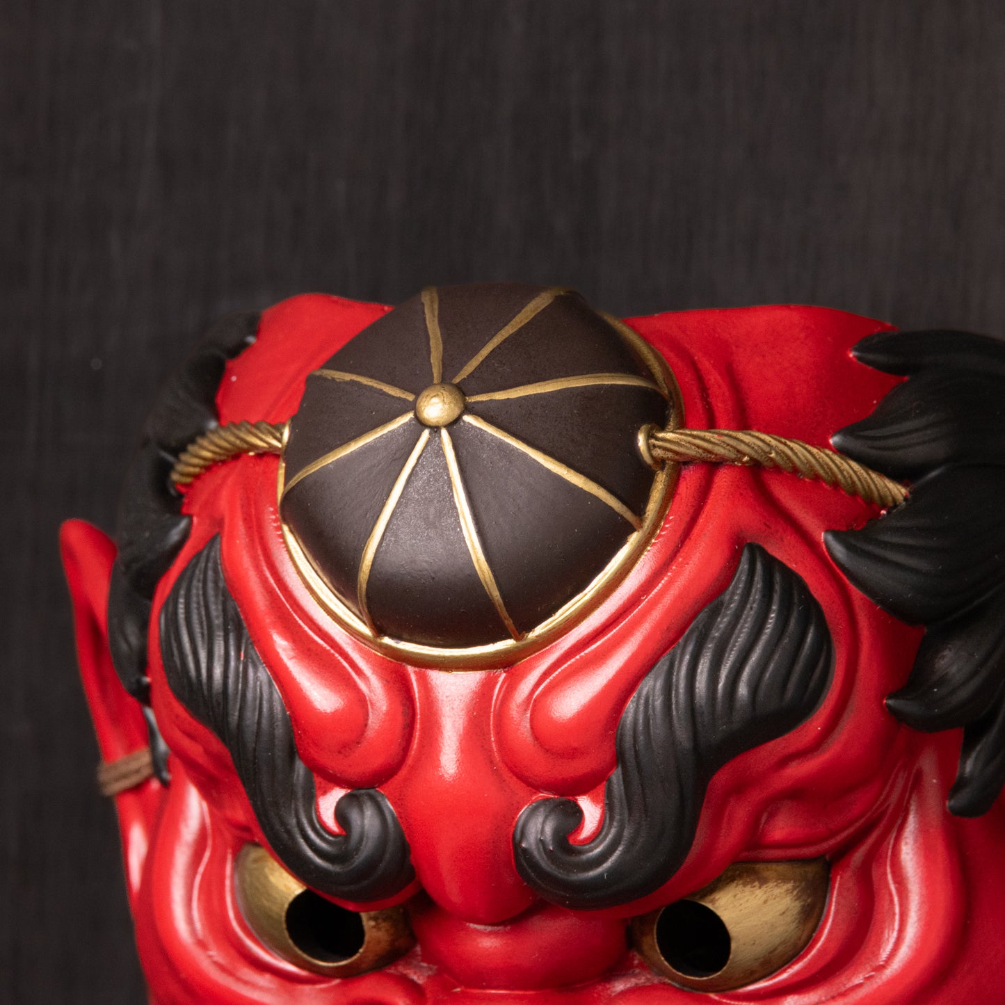 tengu wearing hat mask.