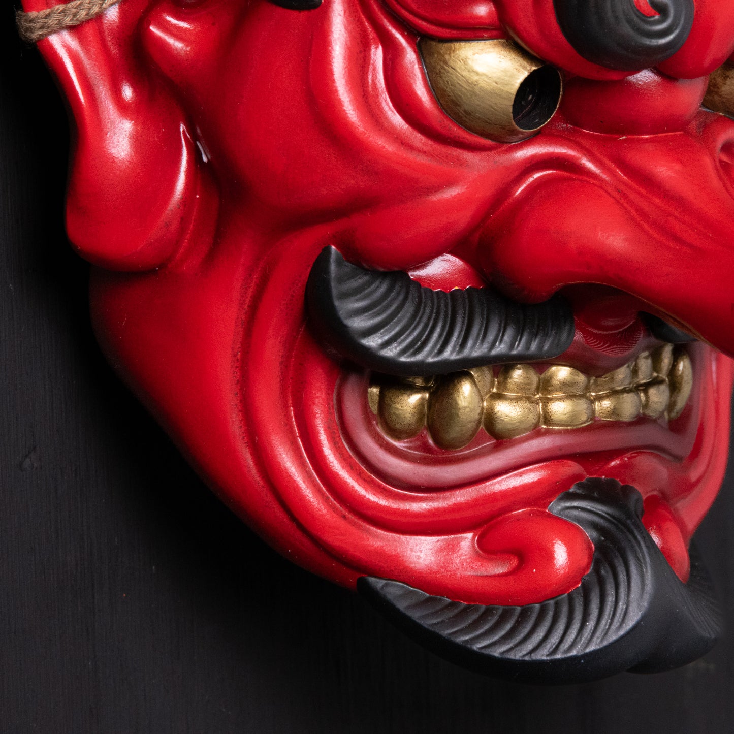 tengu wearing hat mask.