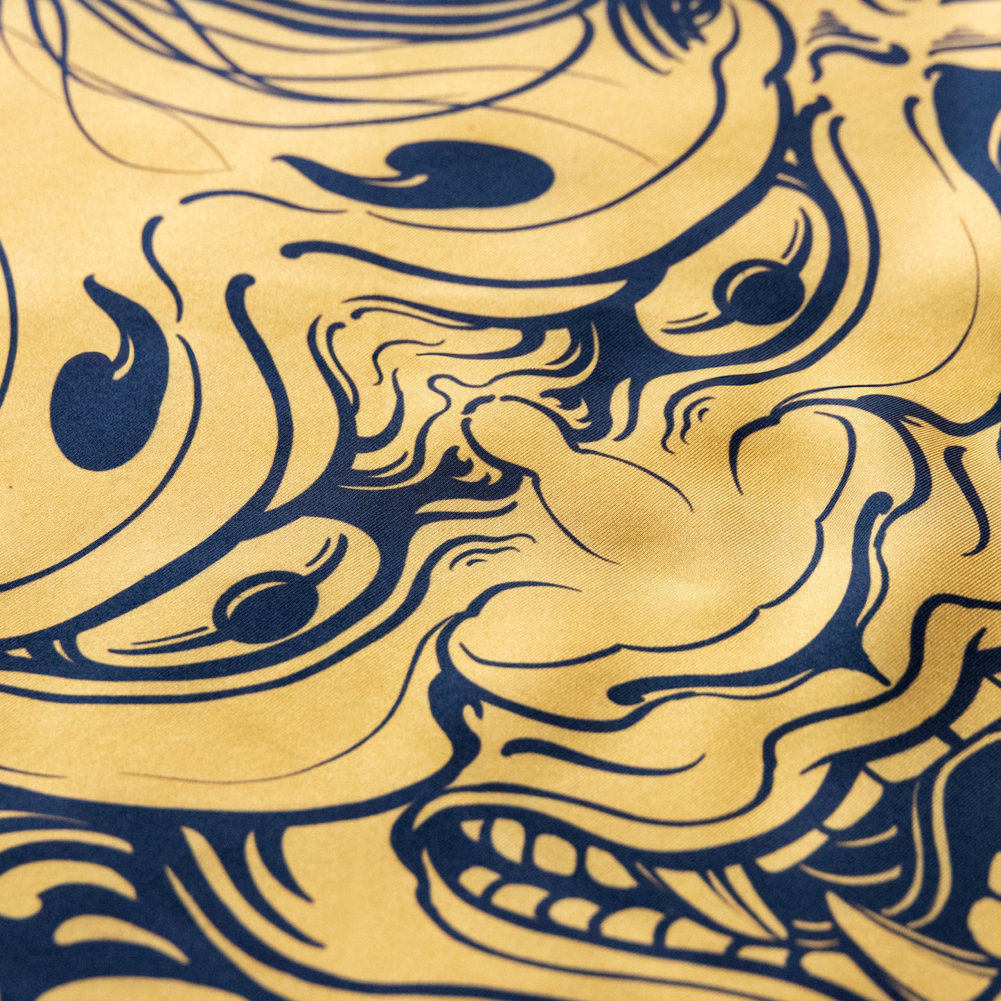 3 Faces Golden Hannya Silk Bandana