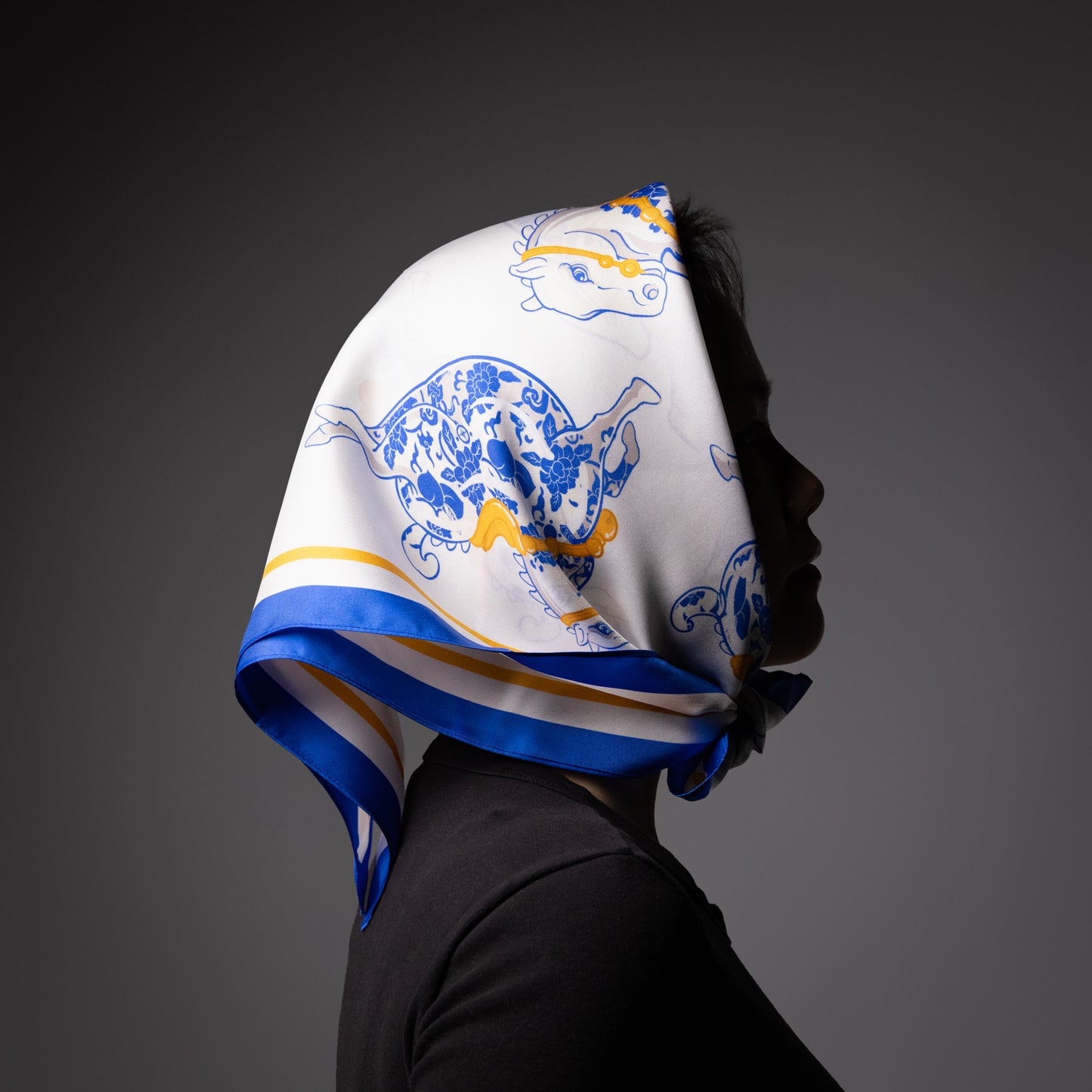 Lucky Horse Silk Bandana