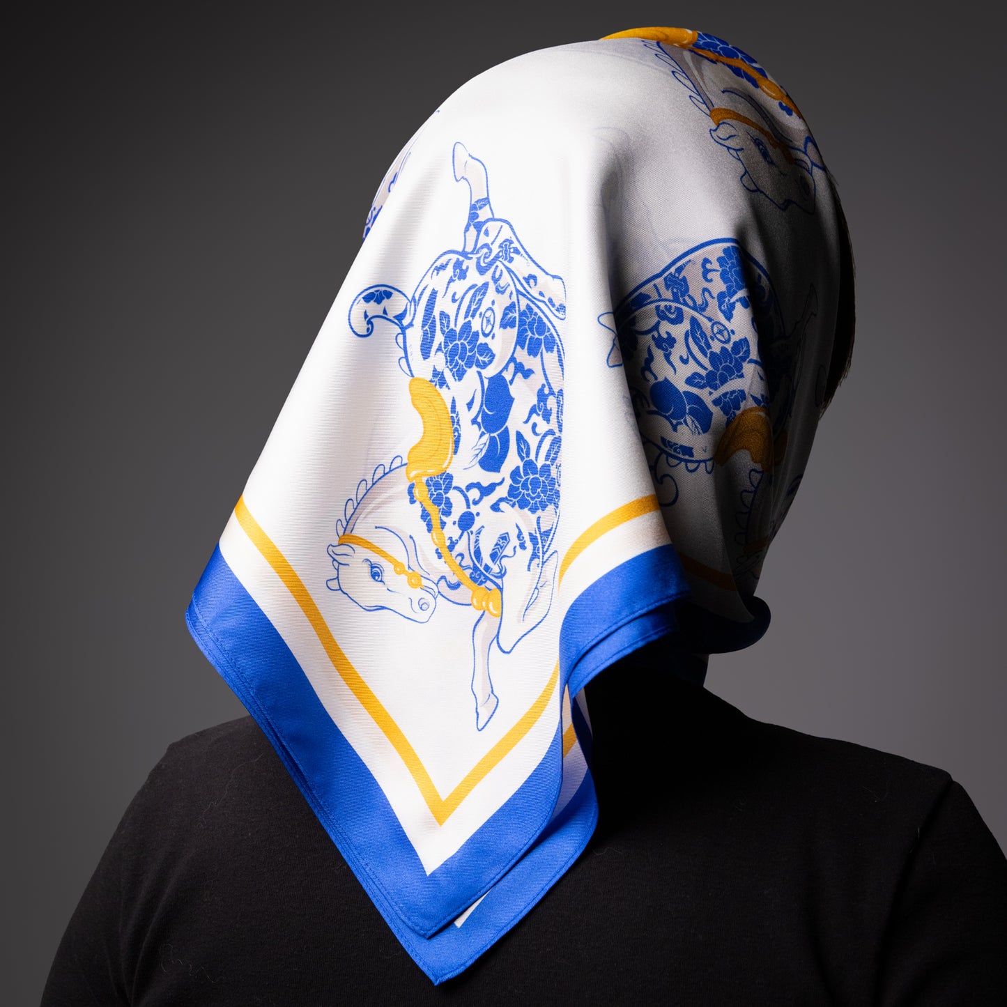 Lucky Horse Silk Bandana