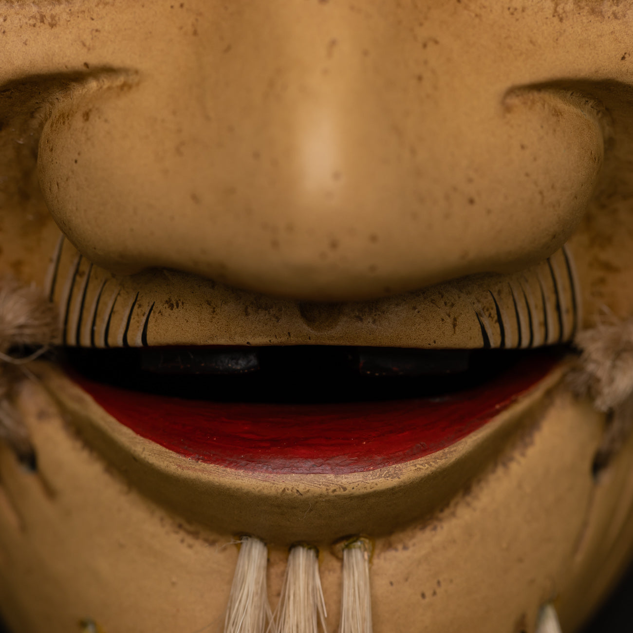 Okina Mask red mouth