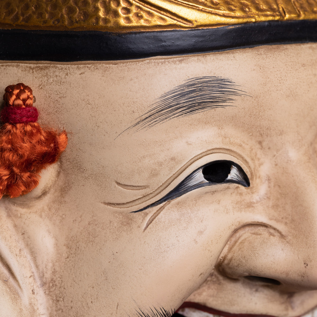 99FoxGod Ebisu Mask - Gold Patron of Abundance and Wealth