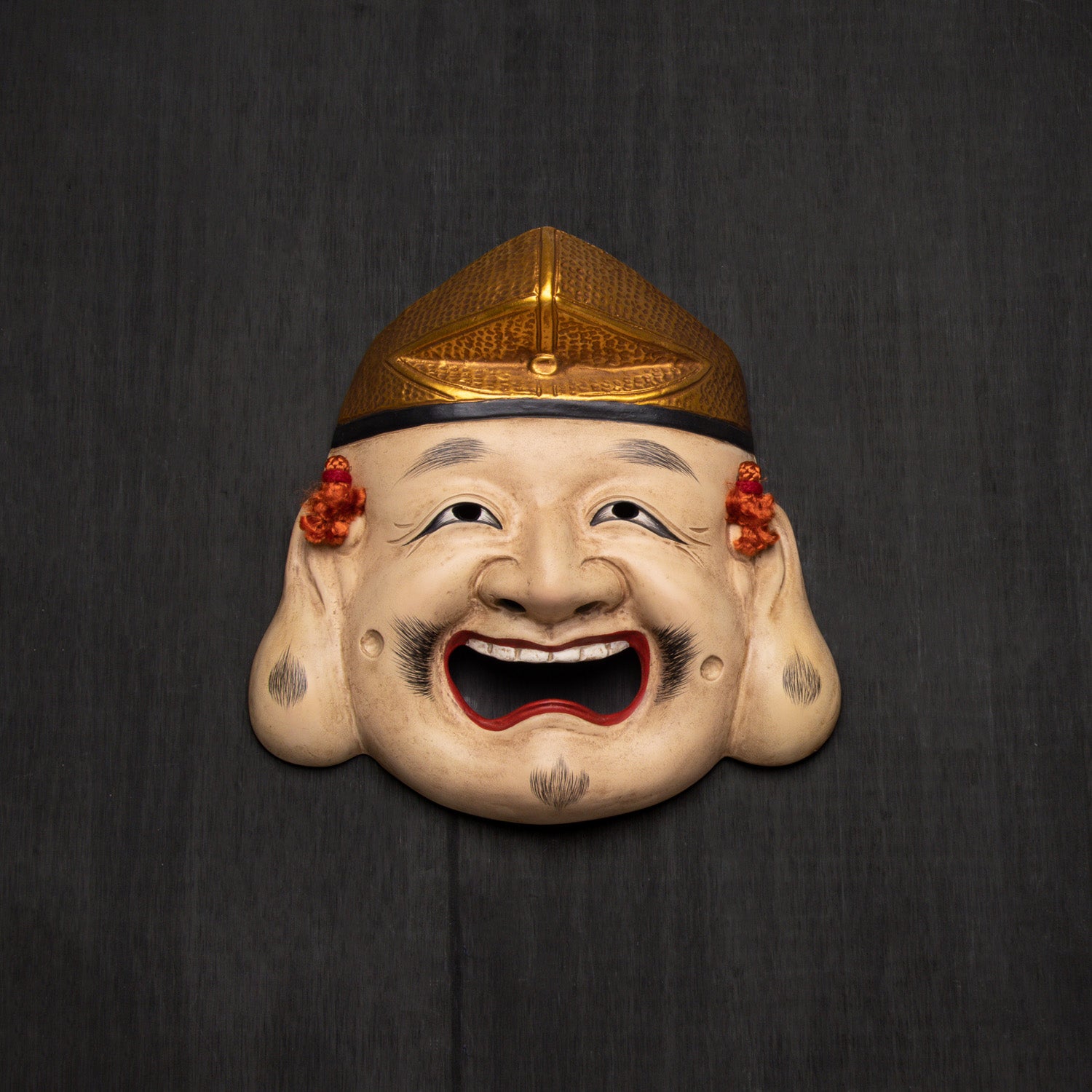 99FoxGod Ebisu Mask - Gold Patron of Abundance and Wealth