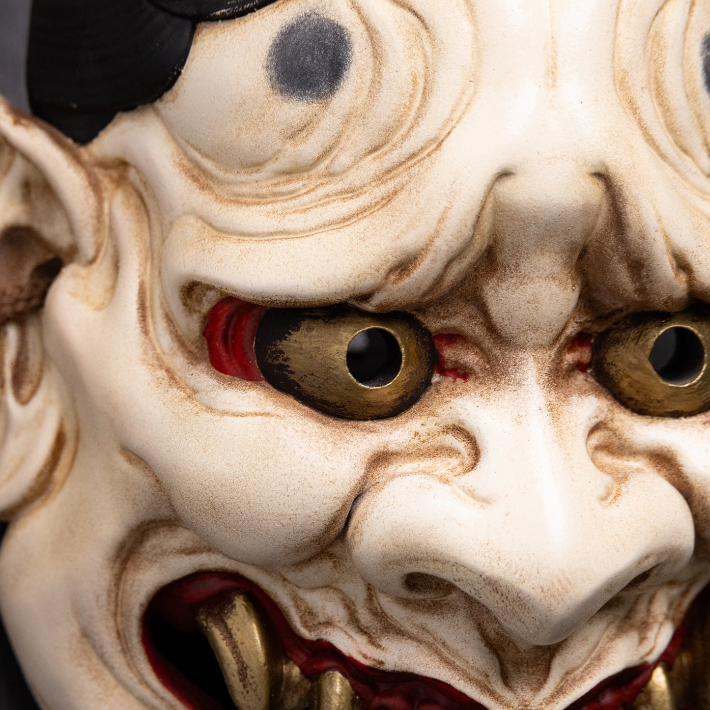 fierce Hannya mask.