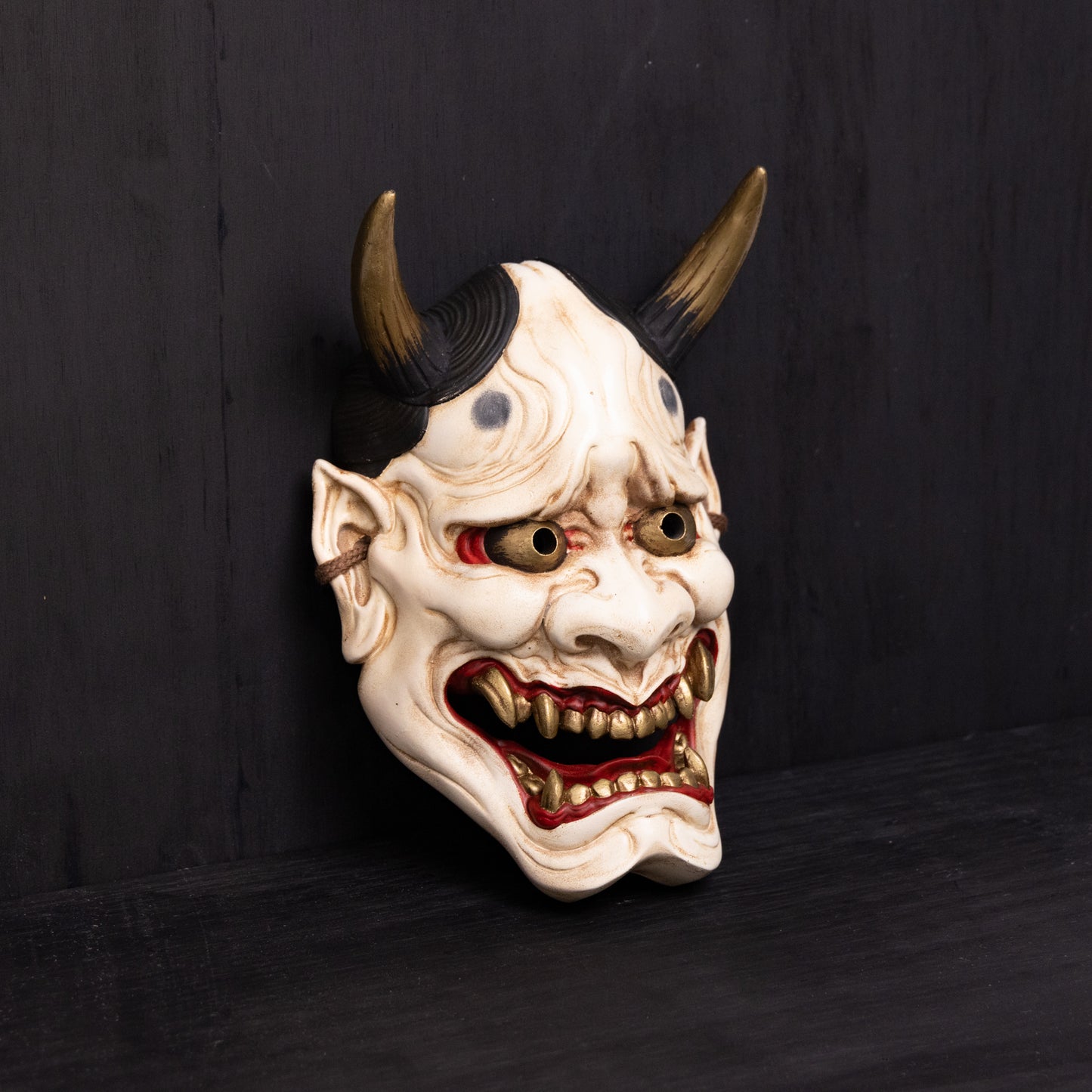 fierce Hannya mask.