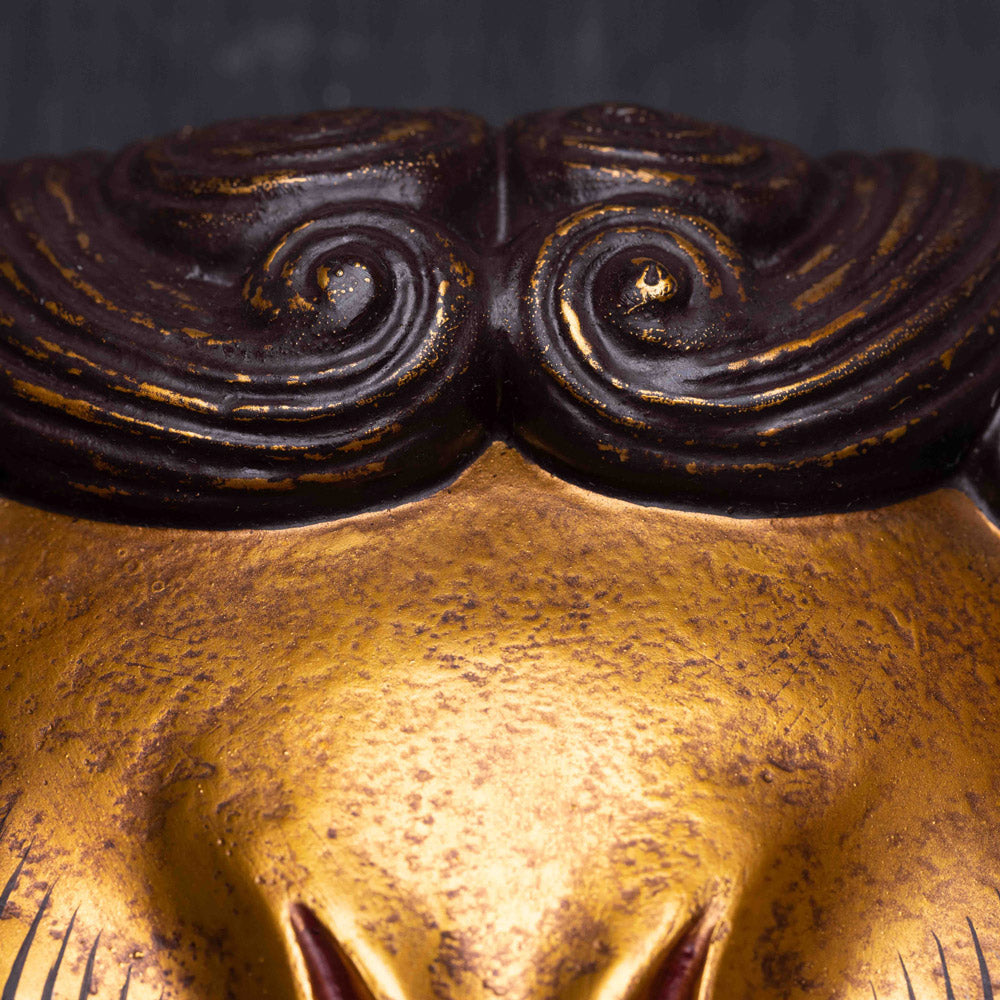 gold fudo myo-o mask.