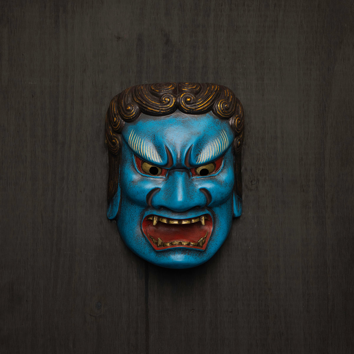 Fudo Myo-o Mask - Japanese Buddhist Deity