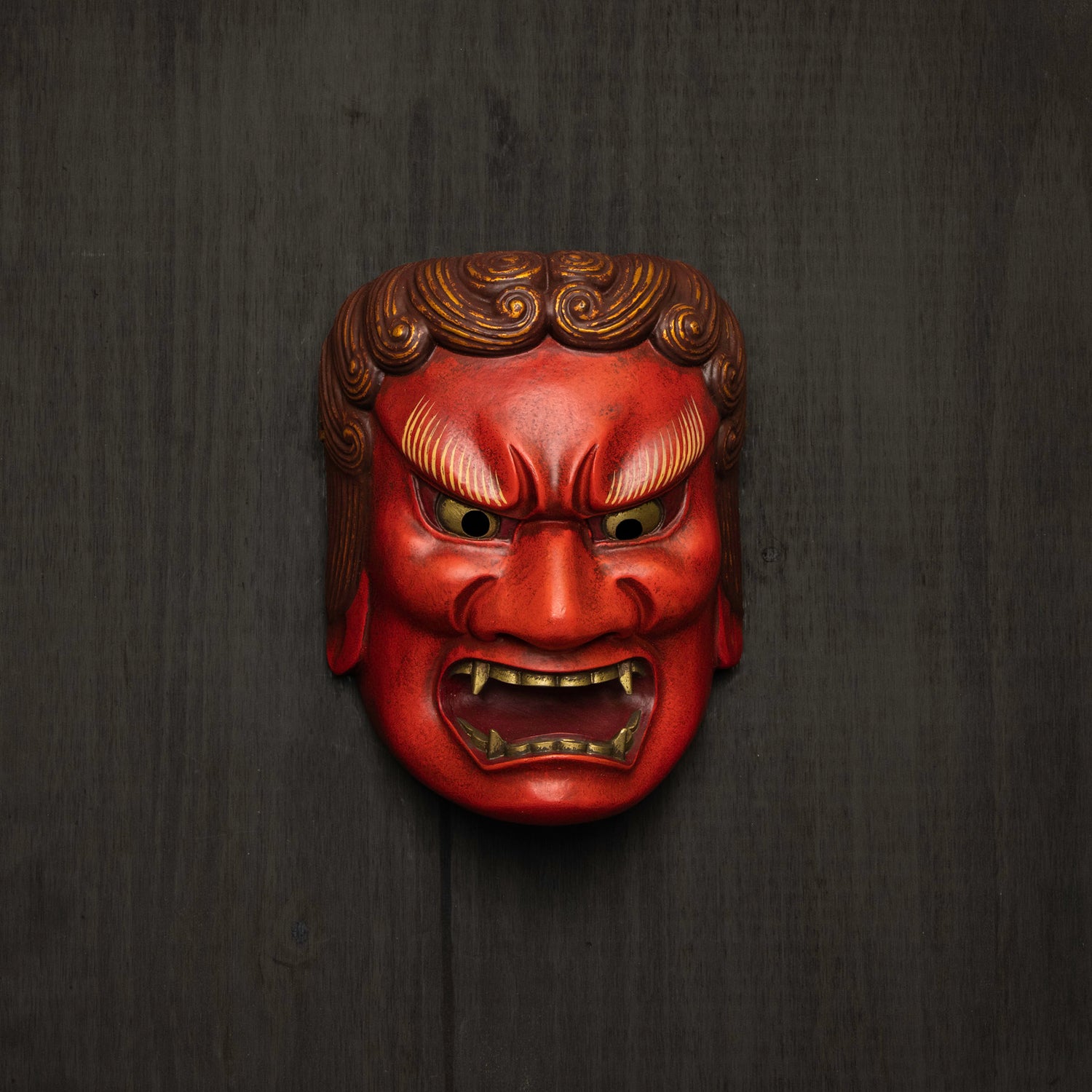 Red Fudo Myo-o Mask