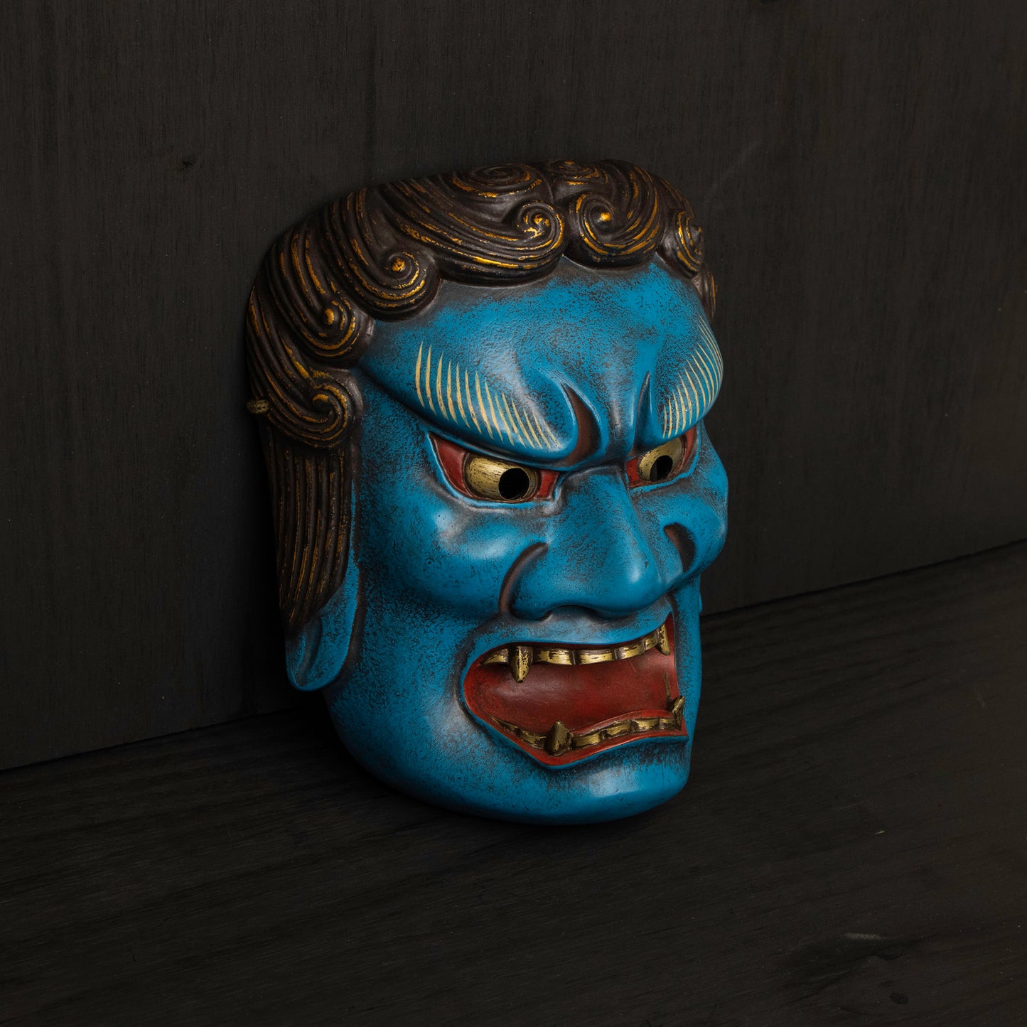 99FOXGOD Blue Fudo Myo-o Mask