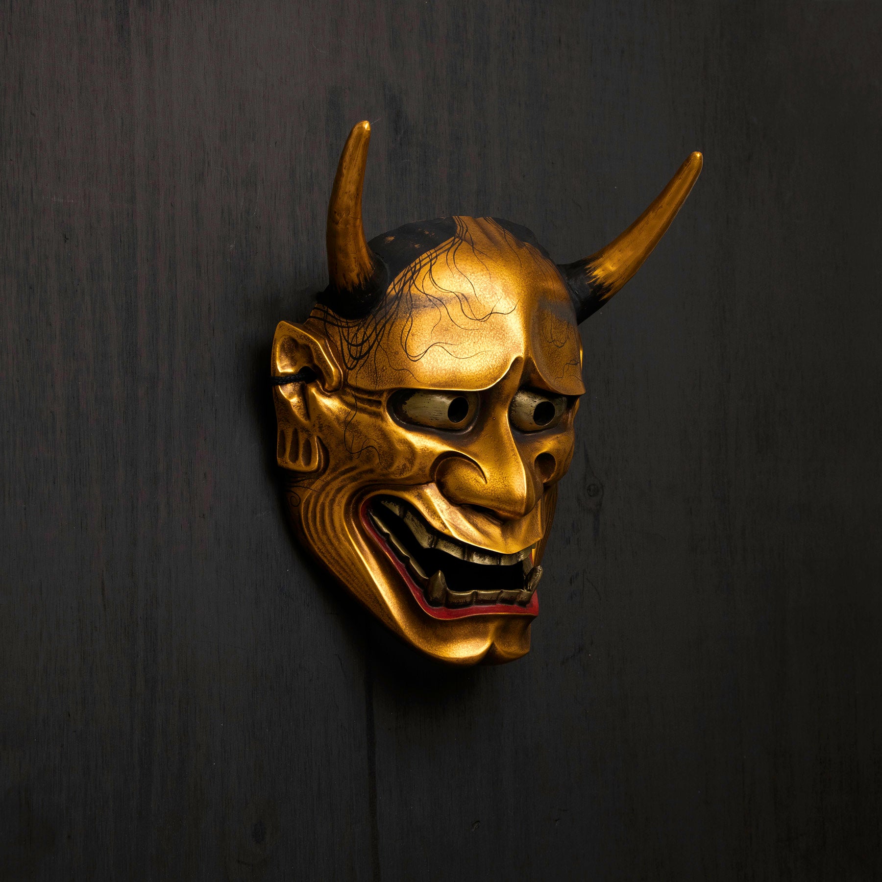 Gold Hannya Mask