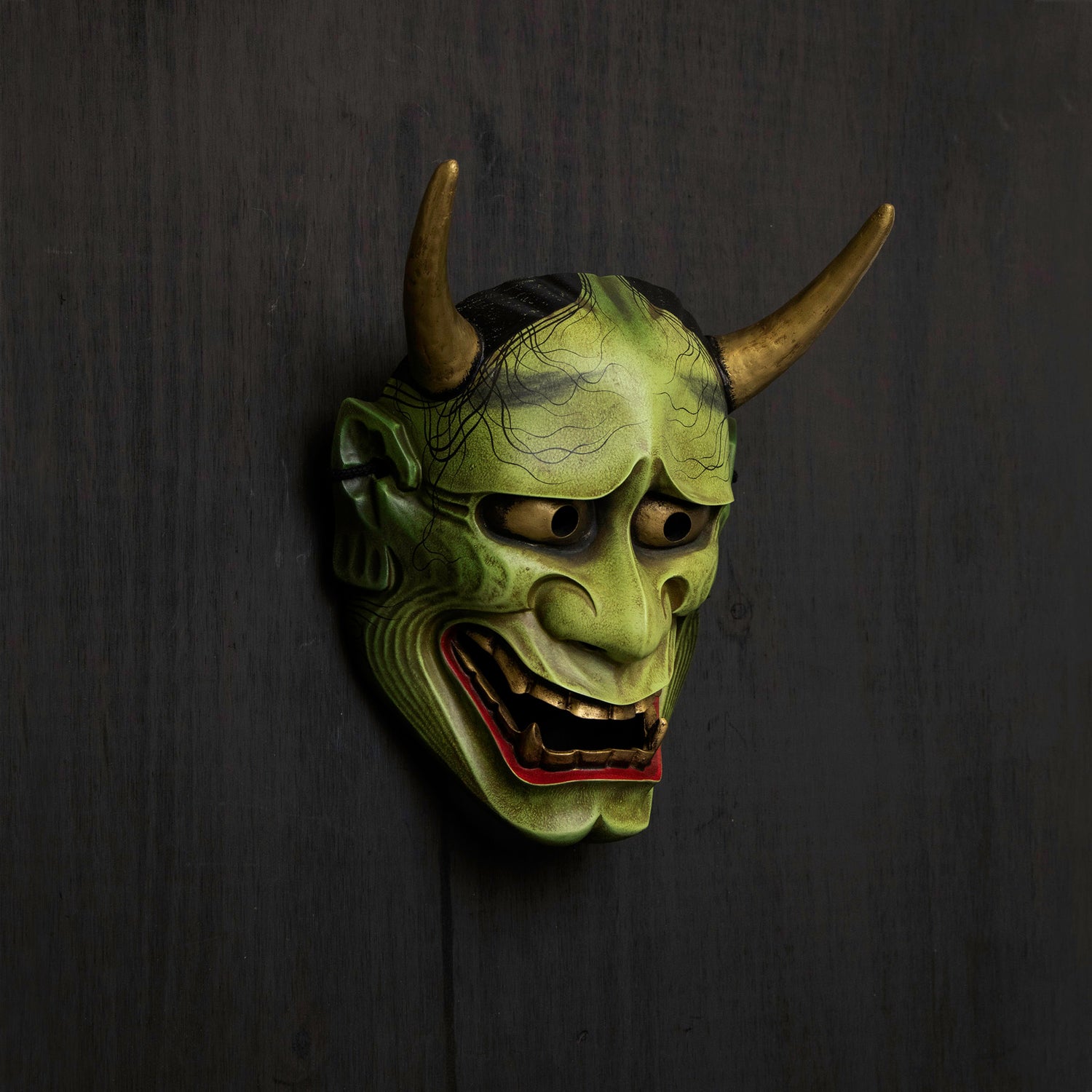 Japanese Green Hannya Mask