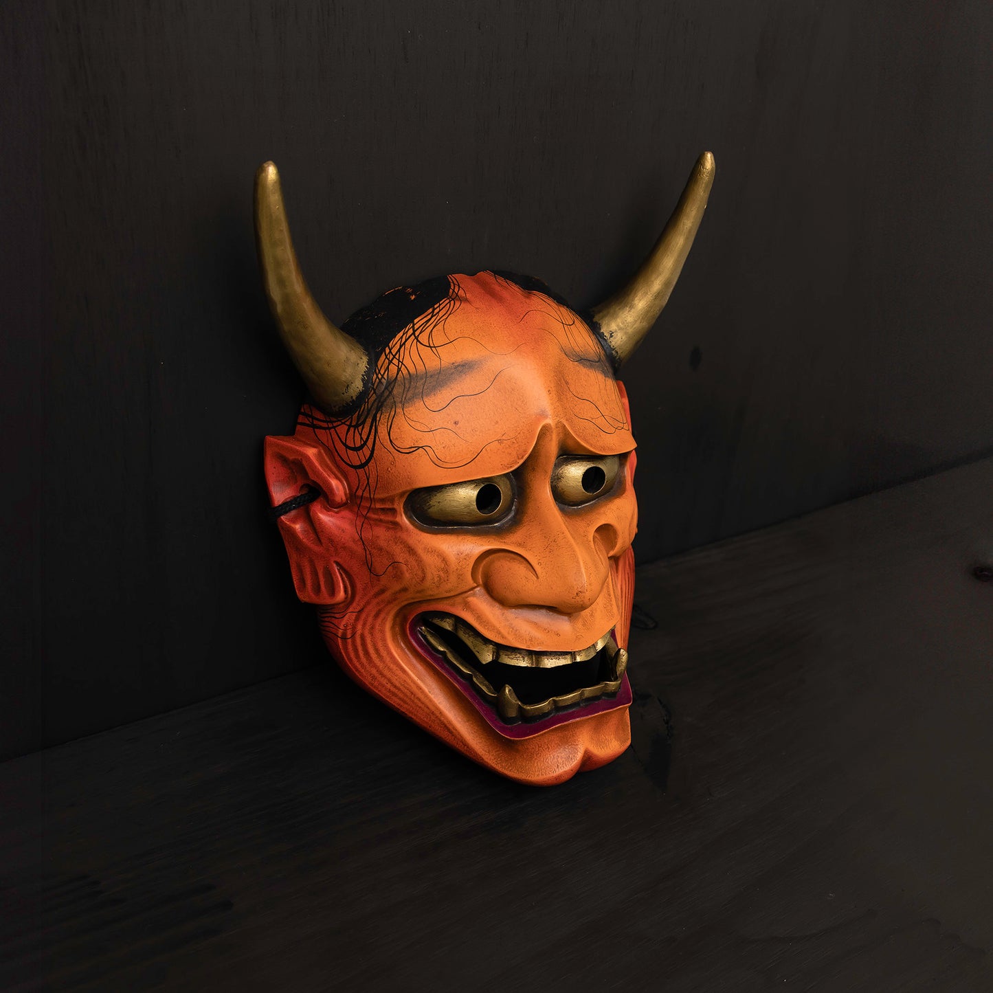 Light Red Hannya Mask by 99FOXGOD