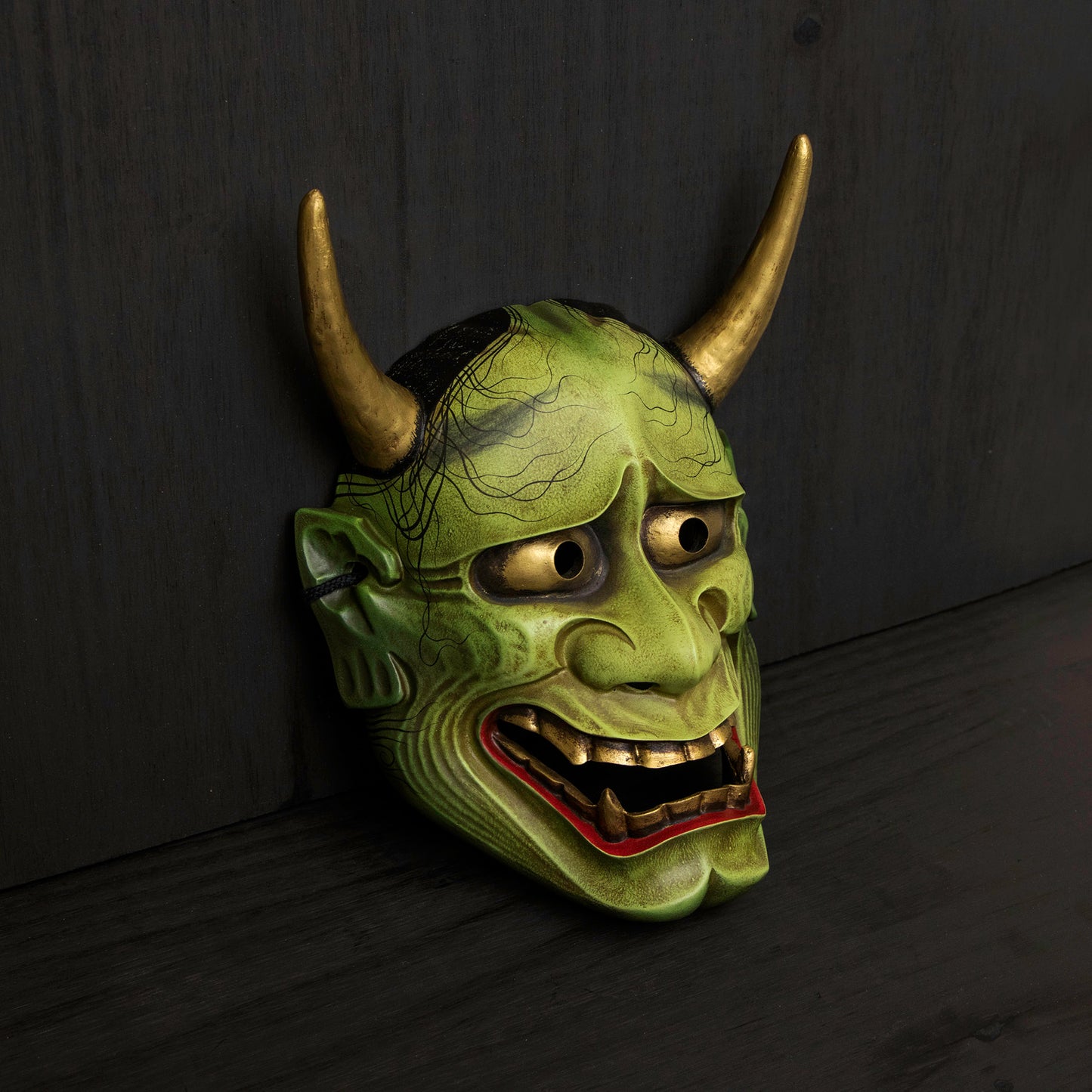 99FOXGOD Green Hannya Mask