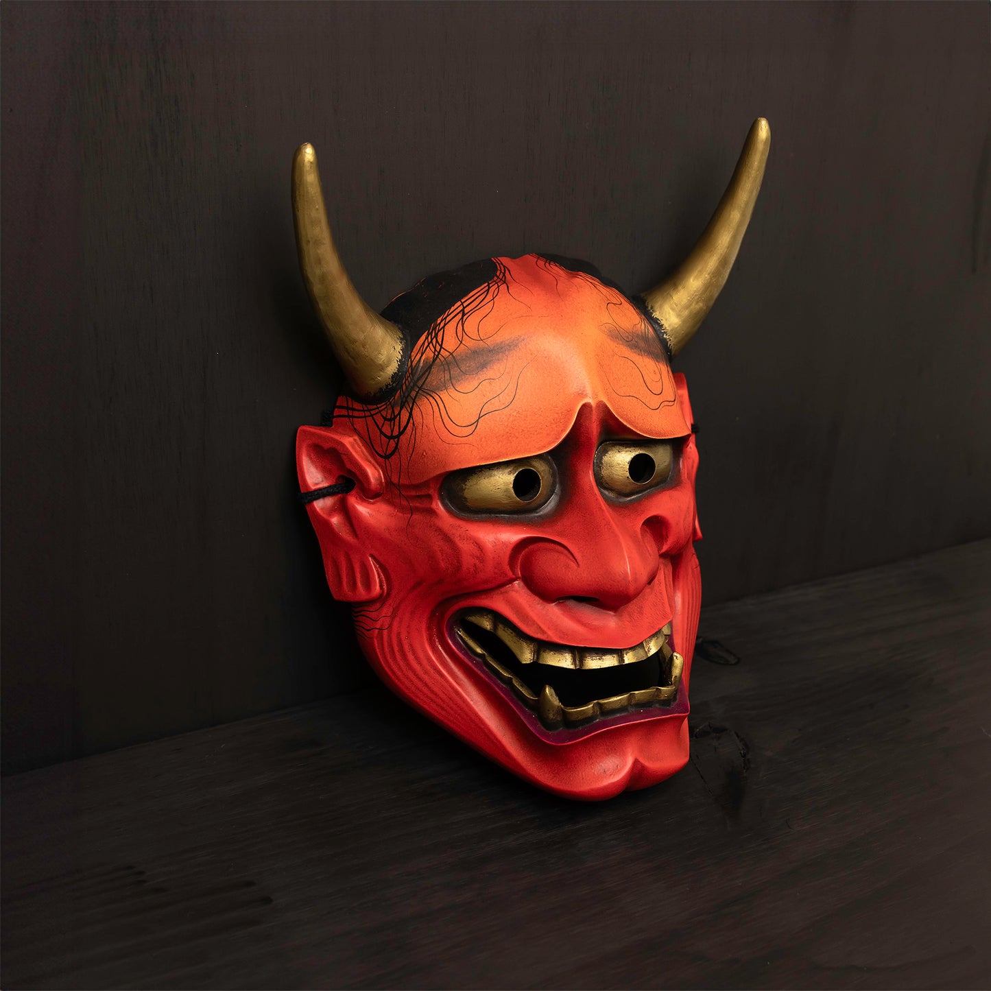 Red Hannya Mask on the floor