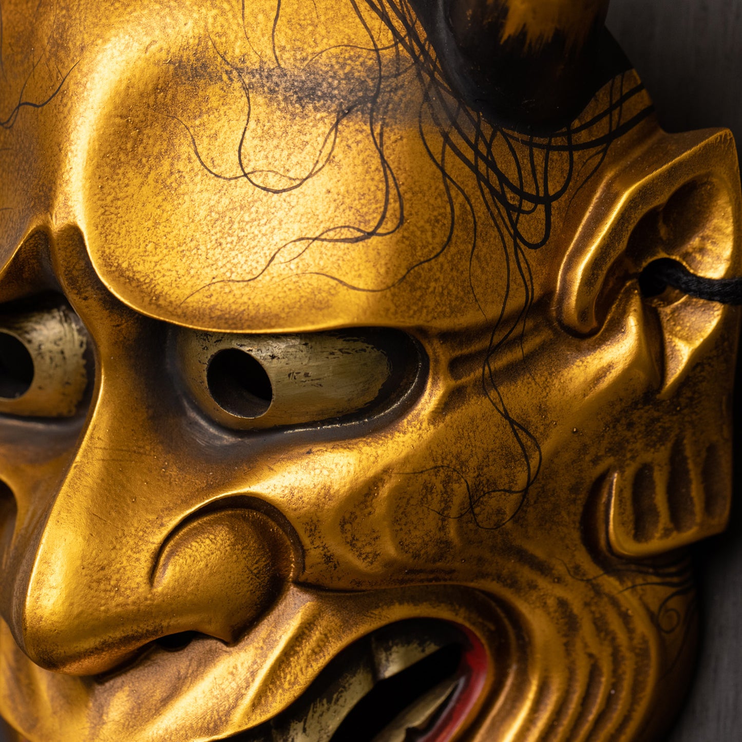 Japanese Gold Hannya Mask