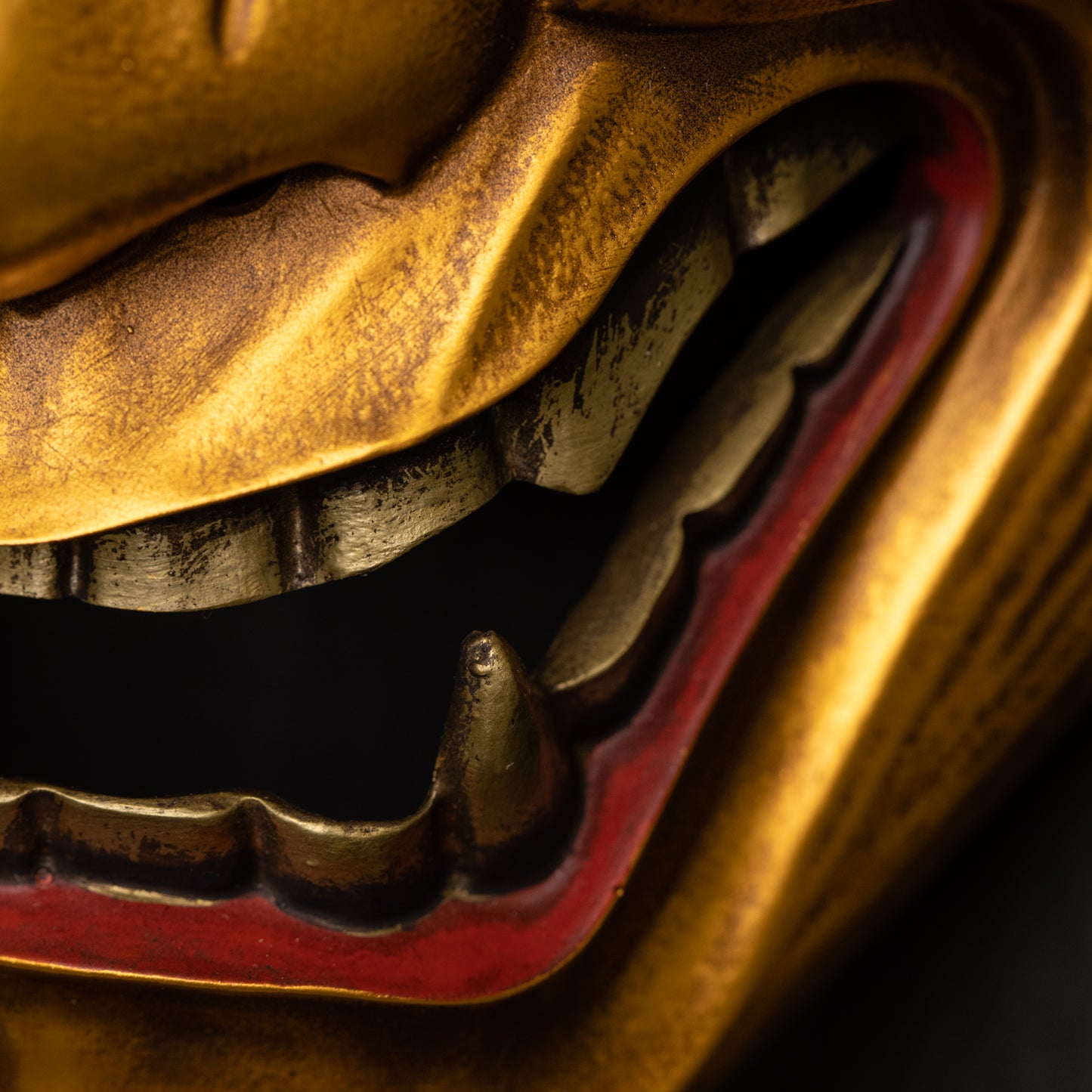 99FOXGOD Gold Hannya Mask