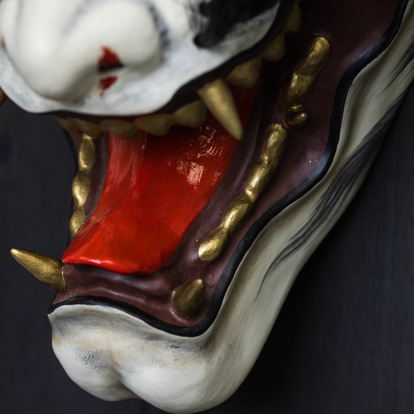 Close up Kitsune mask