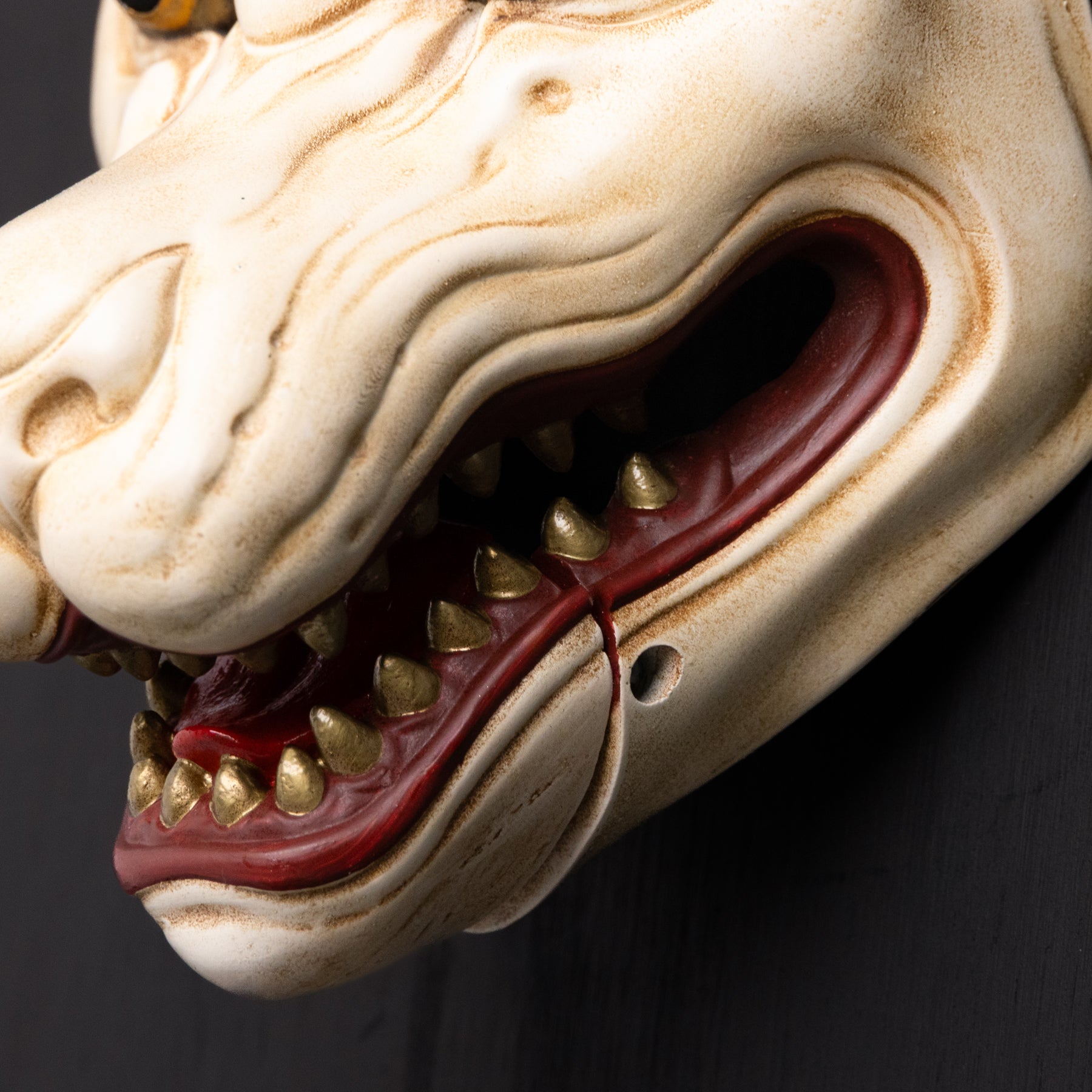 Kitsune Wearing a Skull.