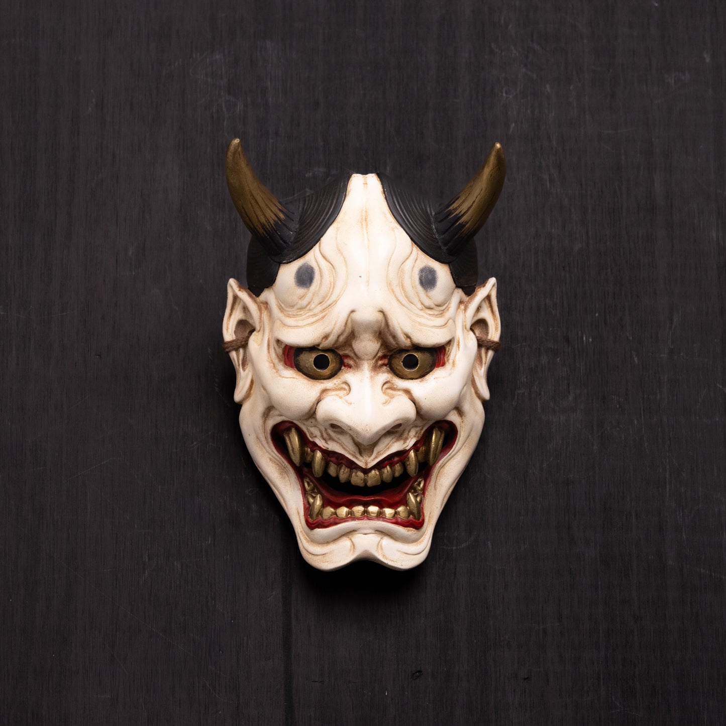 fierce Hannya mask.